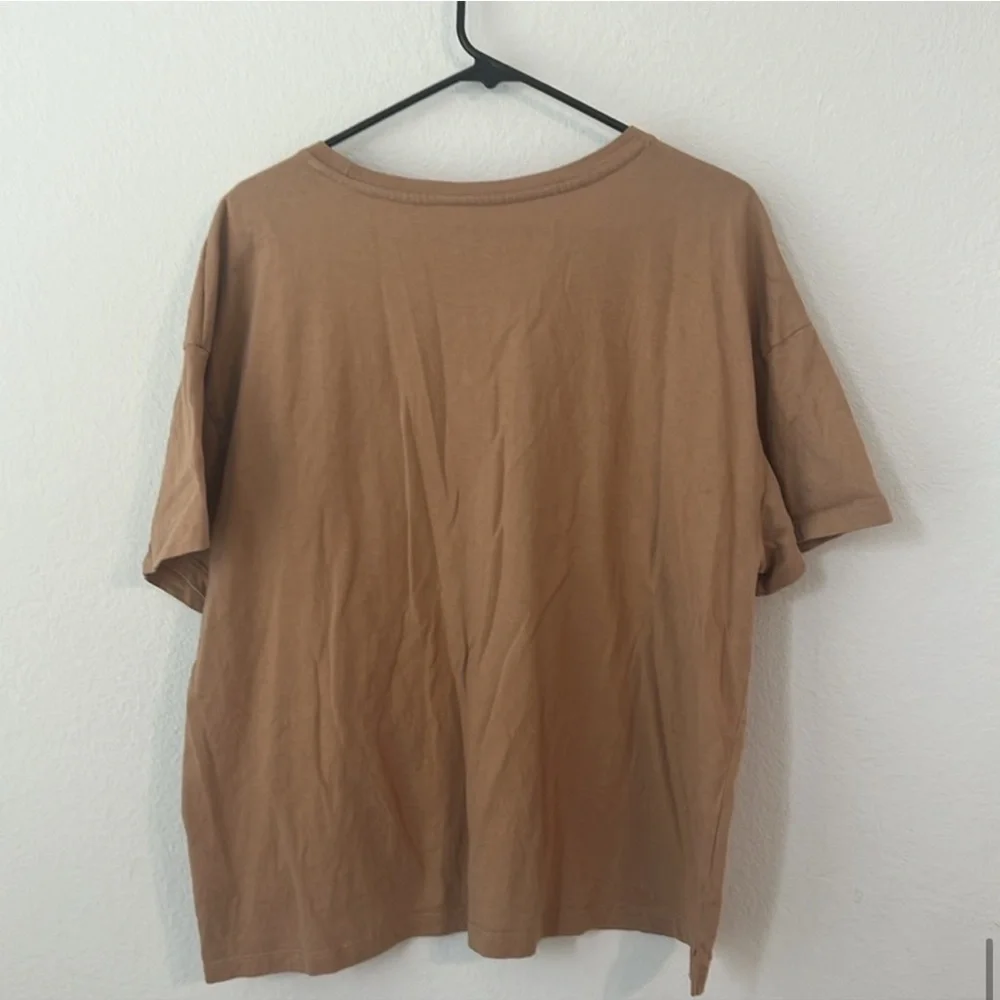 Tan T-Shirt with Pocket - XL - Picture 5 of 5